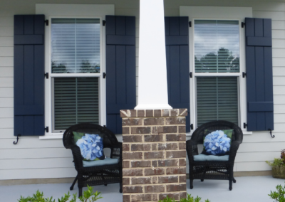 Functional Shutters with board and batten