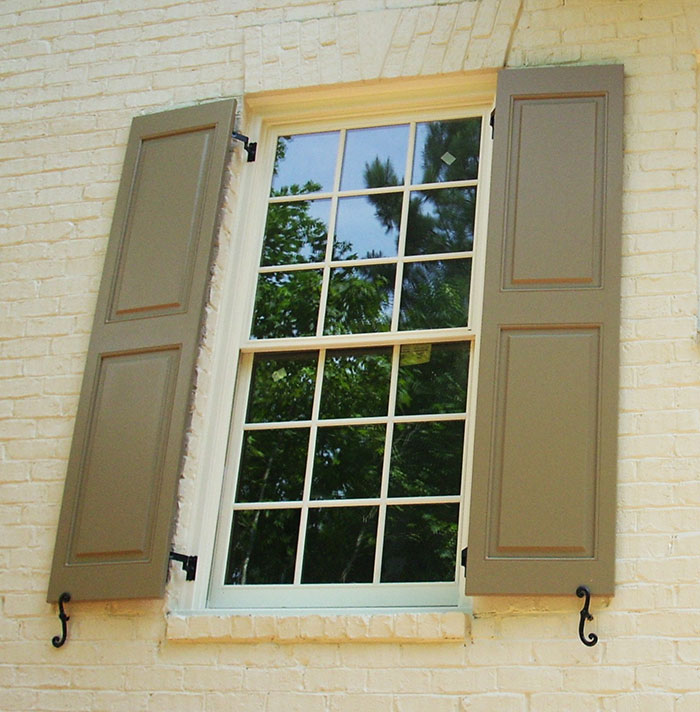 Functional Shutters on brick