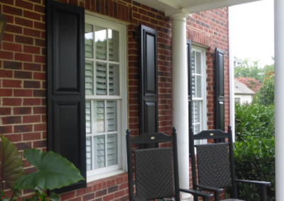 Functional Shutters on brick