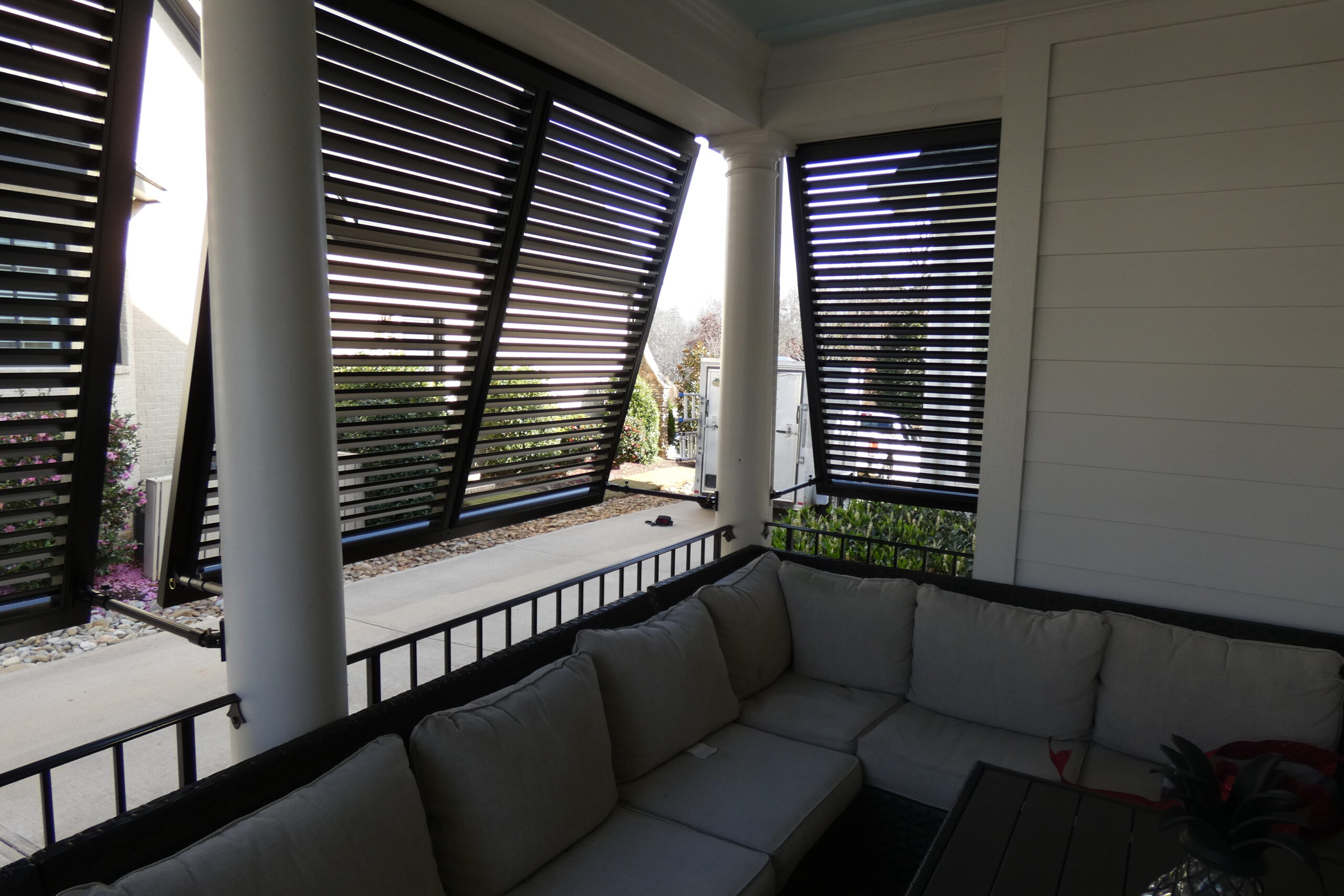 Bahama Shutters on Porch
