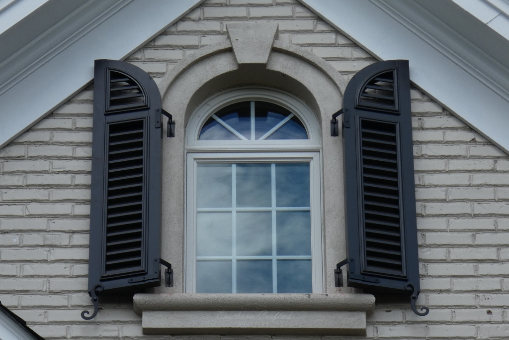 arched shutters