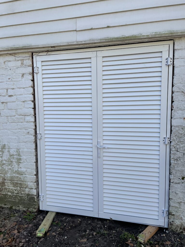 An Unexpected Alternative to Lattice: Oval Louver Bahama Shutter