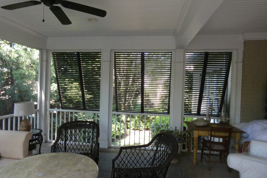 Porch Bahama Shutters