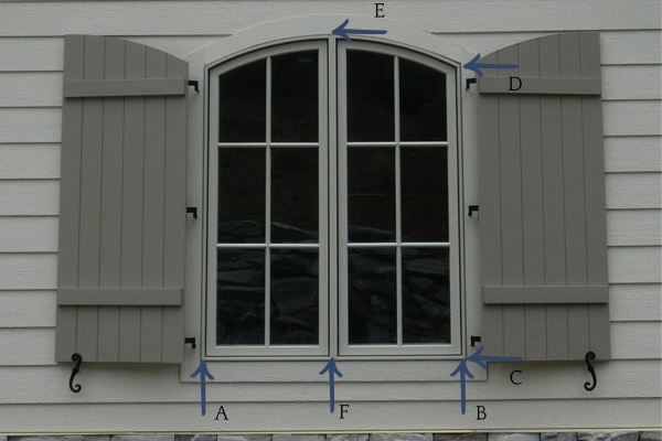 How to Measure Shutters Southern Crafted Shutters